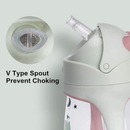 Bebamour - Copo Anti-derramamento Bico Macio Ovelha - 210ml - Roxa