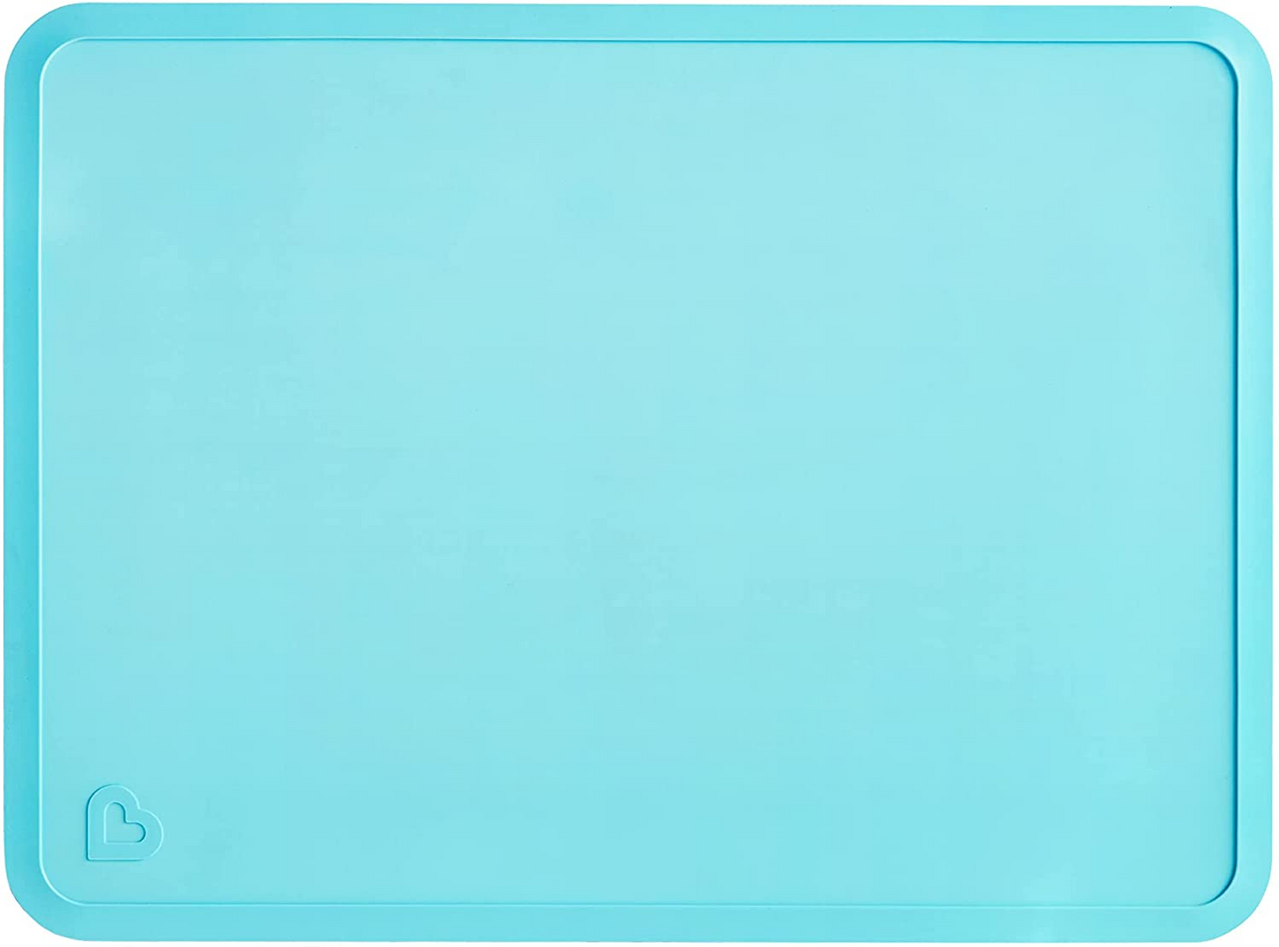 Munchkin de silicone Jogo americano para crianças, pacote com 2, azul/roxo