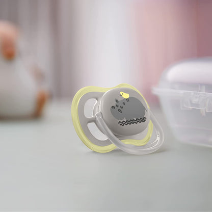 Philips Avent Ultra Air Soother 2 Pack - chupeta sem BPA para bebês de 6 a 18 meses (modelo SCF085/17)
