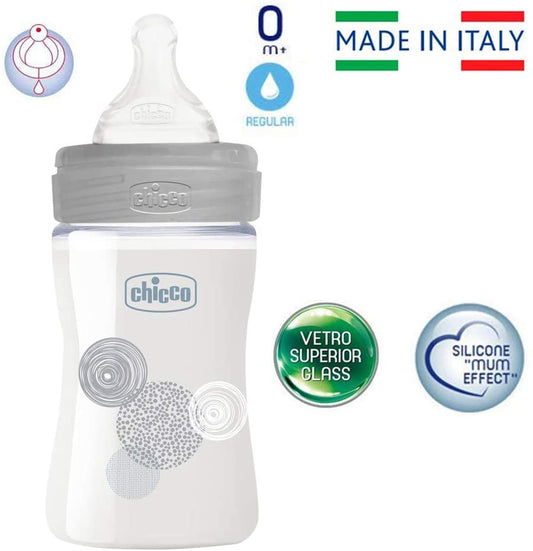 Chicco Mamadeira de Vidro  - Kit com 2