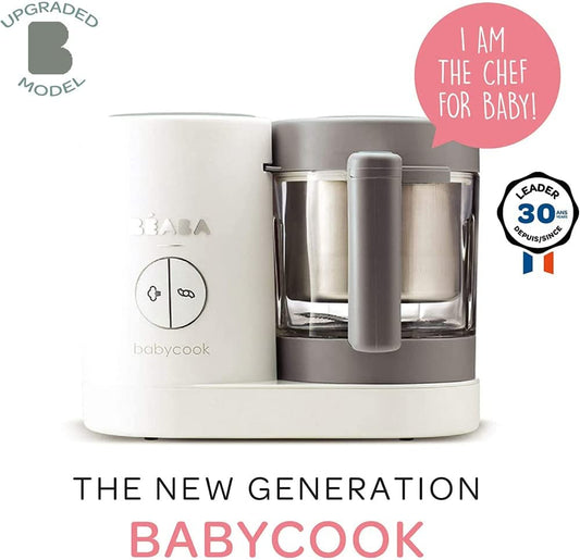 Béaba Babycook Neo Processador de Alimentos Cozimento a Vapor Cinza/branco