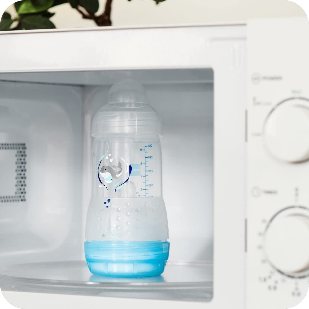 MAM - Conjunto de Mamadeiras My Birth Nature  + 1 chupeta - Kit com 5 - Rosa