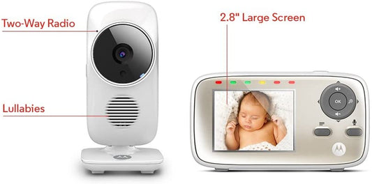Motorola MBP483 Babá Eletrônica 2,8" Comunicação Bidirecional