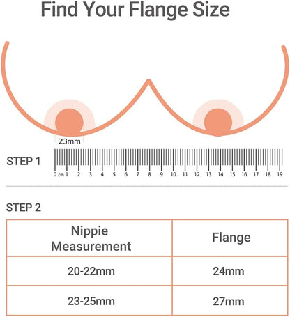 Momcozy - Flange Compatível Extrator de leite Momcozy S9/S12 - 27mm