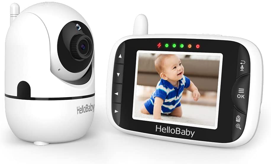 Hello Net Baby Hello Baby - Babá Eletrônica e áudio, LCD de 3,2 '' – Anne Claire Baby