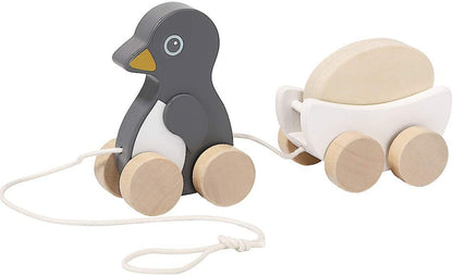Clas Ohlson - Pinguim brinquedo de puxar