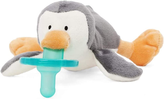 Wubbanub - Pingüino gris con chupete