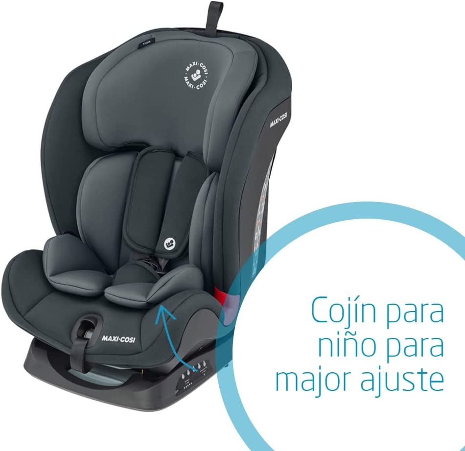 Maxi-Cosi - Titan ISOFIX Reclinável - Cadeirinha Confortável para Bebê/Criança - Cinza Básico