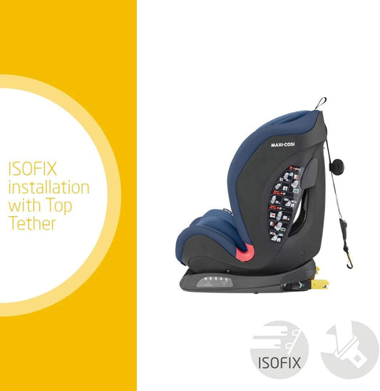 Maxi-Cosi - Titan ISOFIX Reclinável - Cadeirinha Confortável para Bebê/Criança - Azul