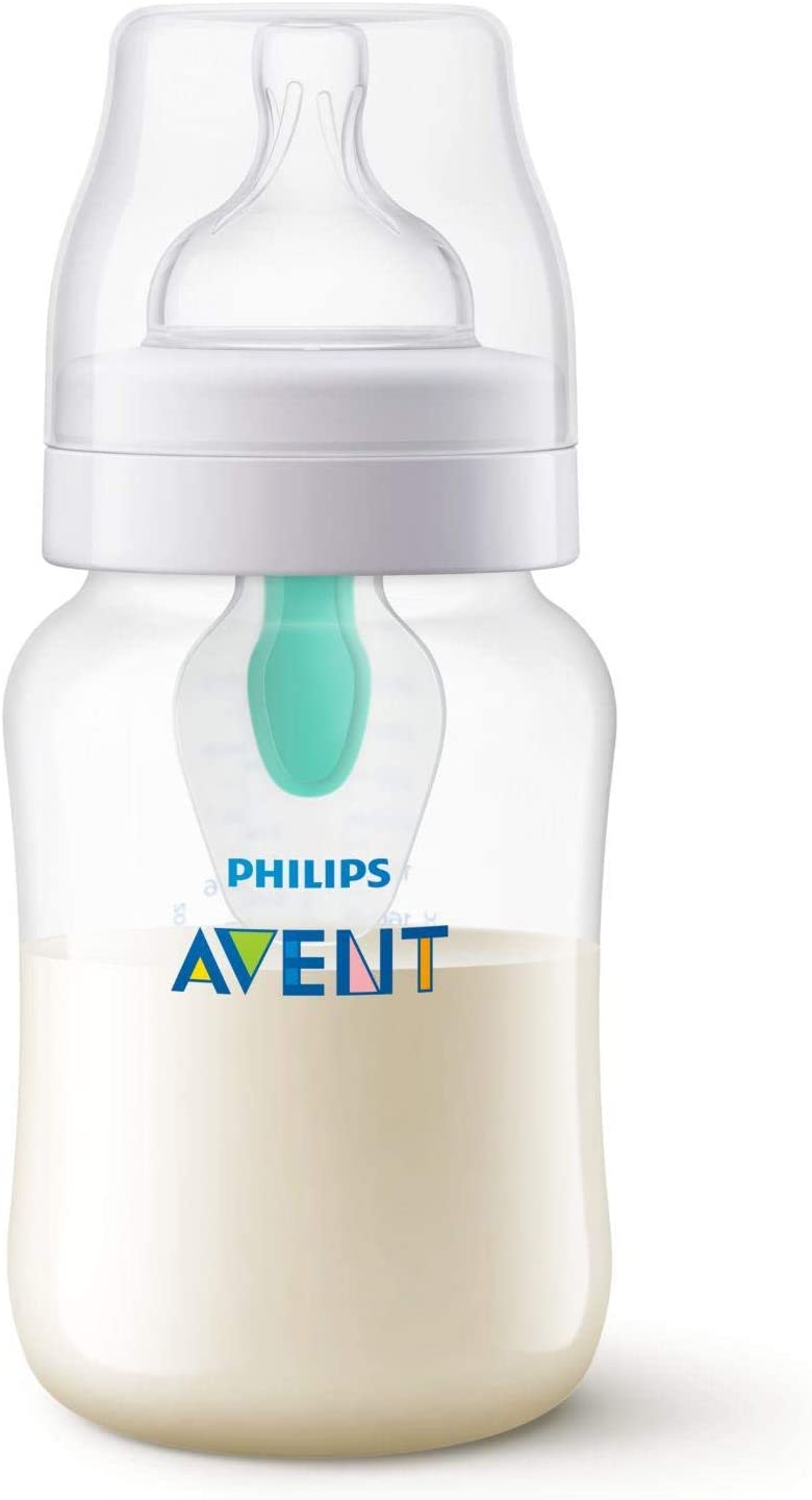 Philips Avent - Biberón anticólicos de flujo lento (125 ml, paquete triple) 