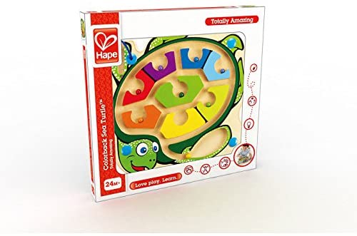 Hape - Laberinto magnético de madera con tortuga marina