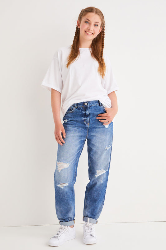 Next -  Calças jeans desgastado