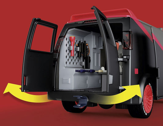 PLAYMOBIL 70750 La Furgoneta del Equipo A, Diseño icónico