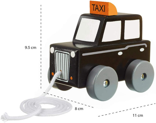 Orange Tree Toys London Black Cab Pull Along