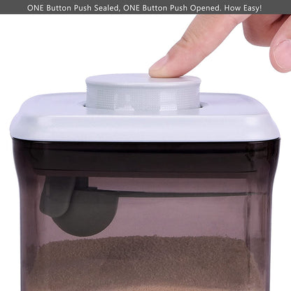 Bebamour - Recipiente de Leite em Pó Portátil Hermético c/ Colher e Nivelador 460ml - Brown/Marrom