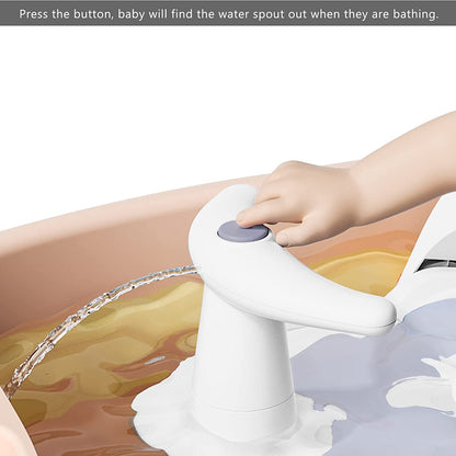 Bebamour - Assento de Banho com Base de Ventosa Reclinável de 3 Posições - (6-18 meses) - Cinza