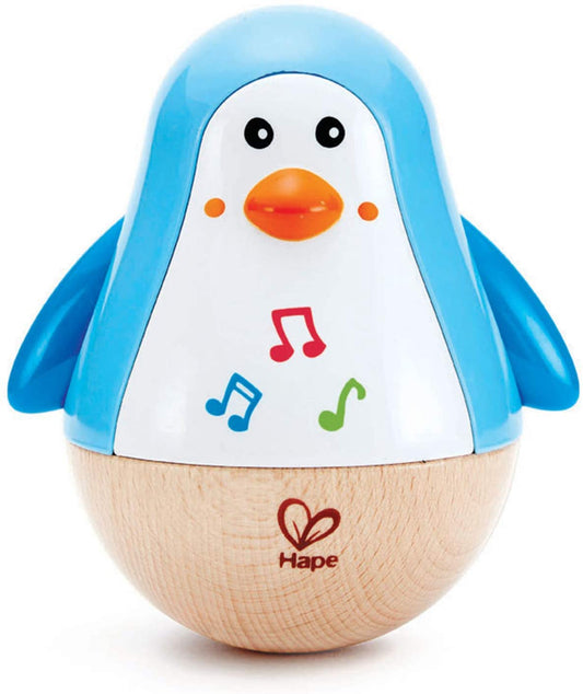 Hape - Penguin Music Wobbler - Instrumento musical para bebês