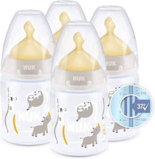 NUK First Choice+ Kit de Mamadeira Anti-Cólicas Com Controle de Temperatura 4x 150ml