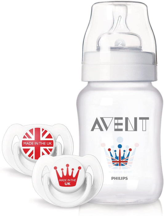 Philips Avent - Set biberón y chupete Royal 260 ml