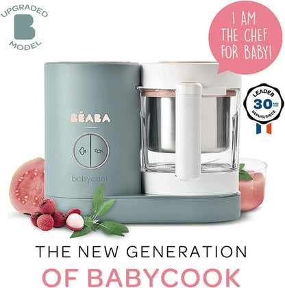Béaba Babycook Neo Processador de Alimentos 4 em 1 Cozimento a vapor suave Verde