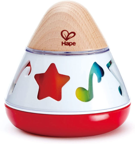 Hape - Caixa de música giratória - Brinquedo musical de madeira