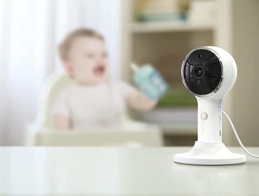 Motorola LUX64 Connect - Monitor de bebê com vídeo Wi-Fi de 4,3 "com suporte magnético flexível