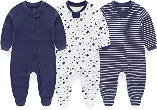 MAMIMAKA recém-nascido de enxoval com para presente 27 peças Conjunto, roupas para bebês, macacões, calças essenciais e acessórios de 0 a 6 meses