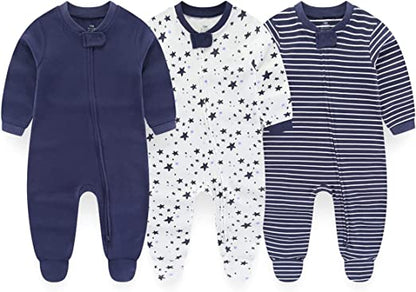 MAMIMAKA recém-nascido de enxoval com para presente 27 peças Conjunto, roupas para bebês, macacões, calças essenciais e acessórios de 0 a 6 meses