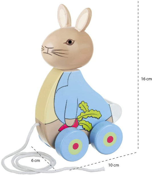 Orange Tree Toys Conejo Peter Rabbit &amp; Friends Pull Along, Piel