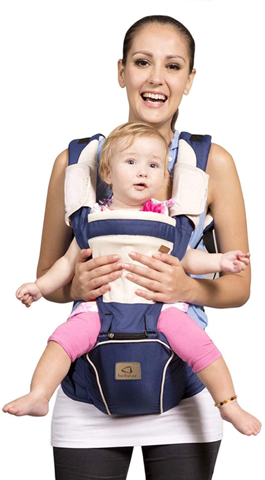 Bebamour Baby Carrier for 0-36Months azul