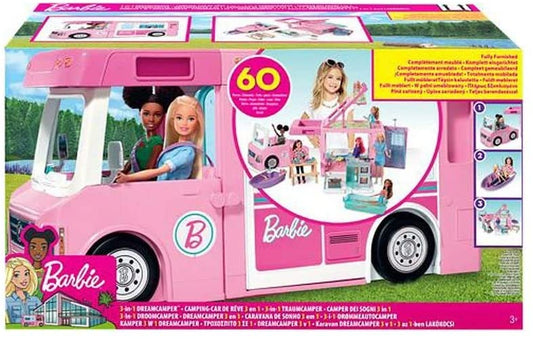 Barbie 3-in-1 - Veículo e acessórios DreamCamper