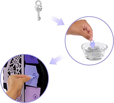 Monster High Boneca de Modae Conjunto , Clawdeen Wolf, Skulltimate Secrets: Fearidescent Series, Dress-Up Locker com 19+ Acessórios, HNF74