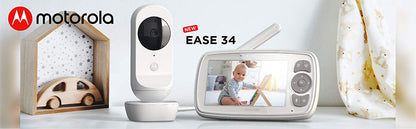 Motorola Babá Eletrônica Ease34 4,3 polegadas, Motorola, Branco