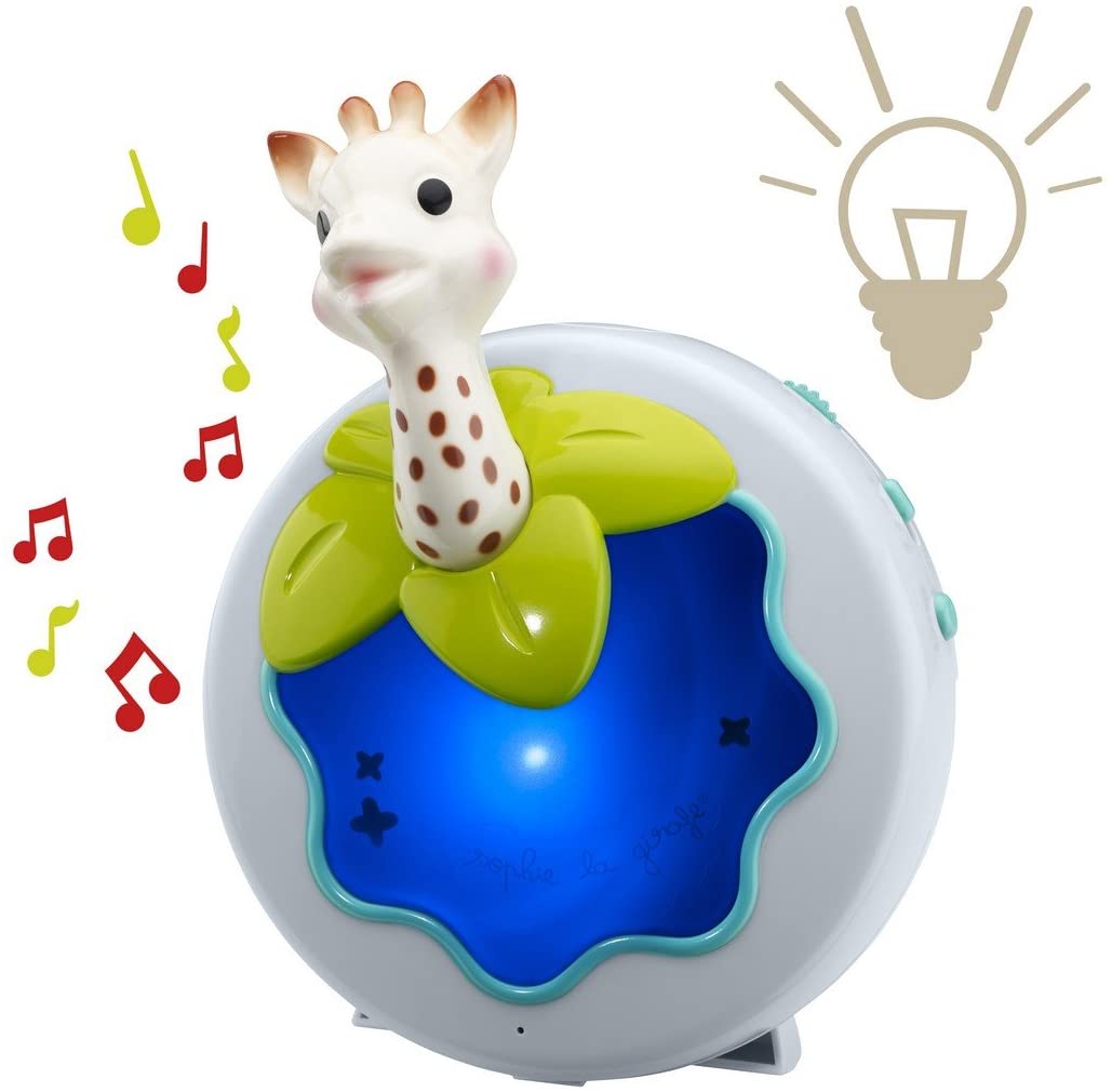Girafa Sophie Luz Noturna Brinquedo Musical e Luminoso