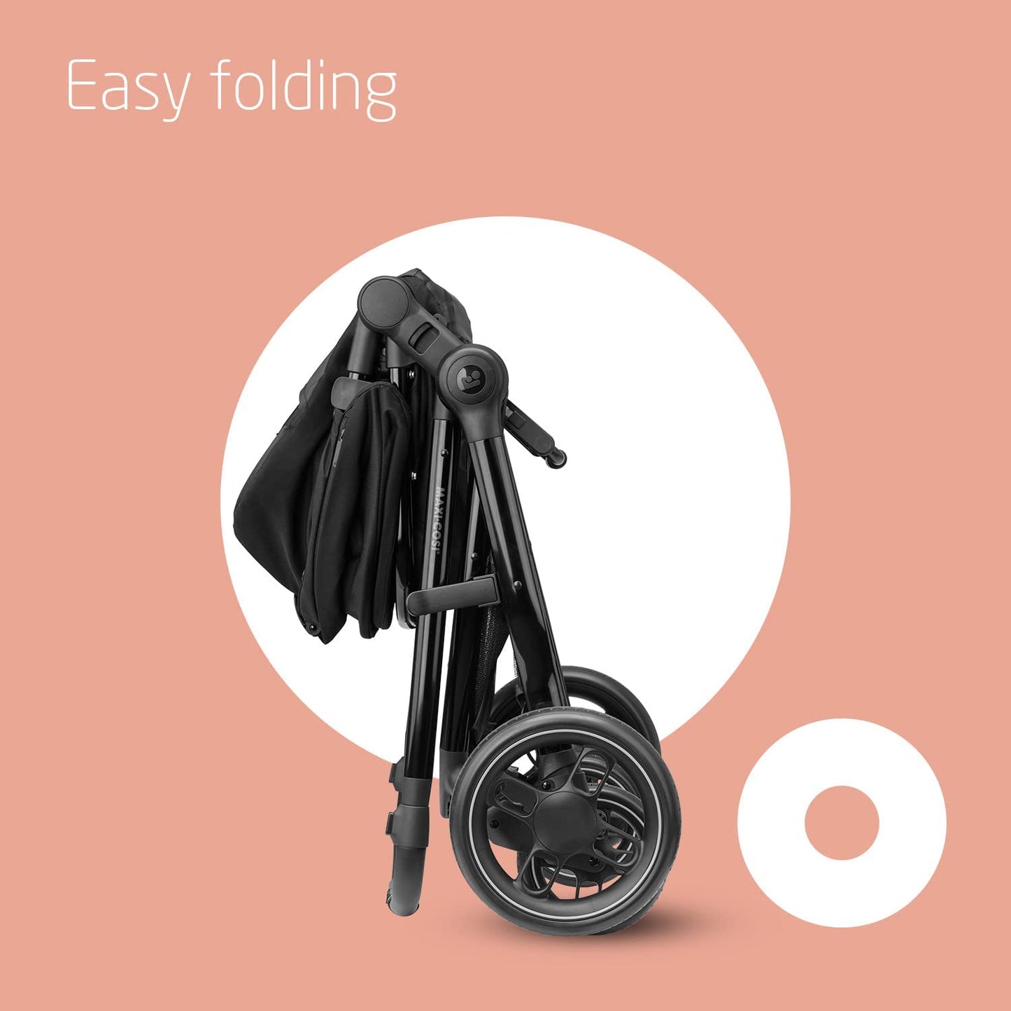 Maxi-Cosi Zelia Luxe Carrinho de passeio 2 em 1, assento reversível