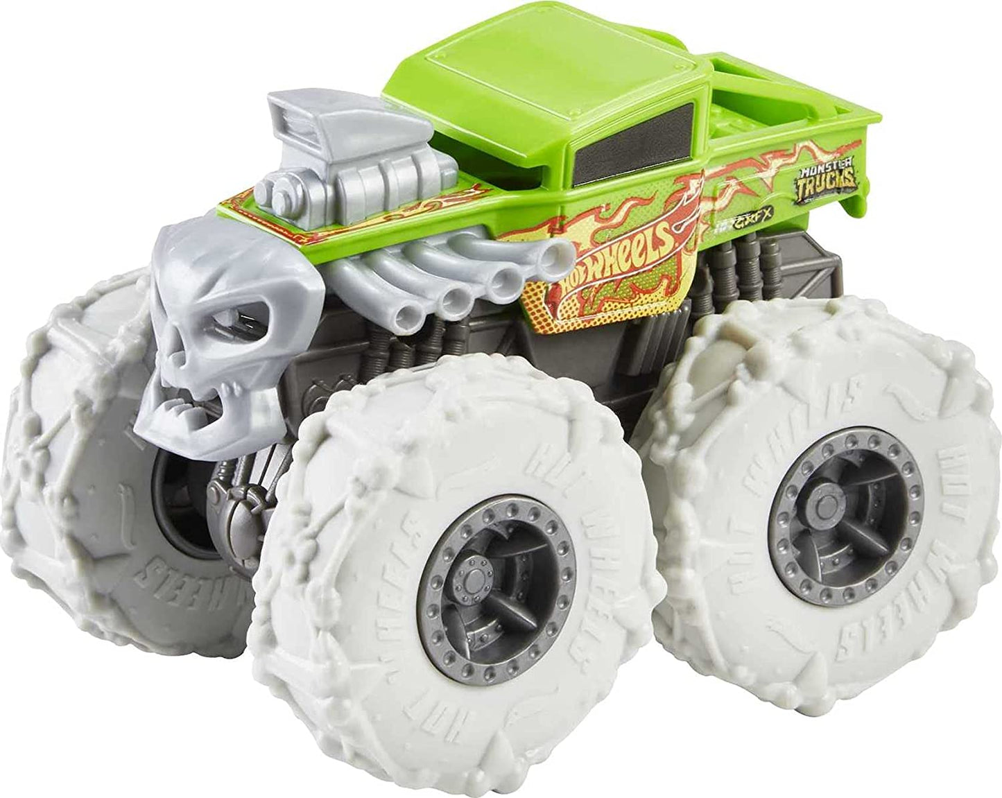 Hot Wheels - Monster Trucks Twisted Tredz Vehicles,Bone Shaker