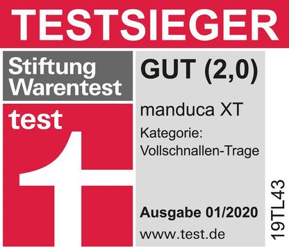 manduca XT > Grey- Ocean < Carrinho de bebê com assento ajustável, 3 posições (frente para dentro, quadril e costas), sem necessidade de inserção infantil, algodão orgânico, cresce com seu bebê desde o nascimento até a criança (3,5-20 kg)