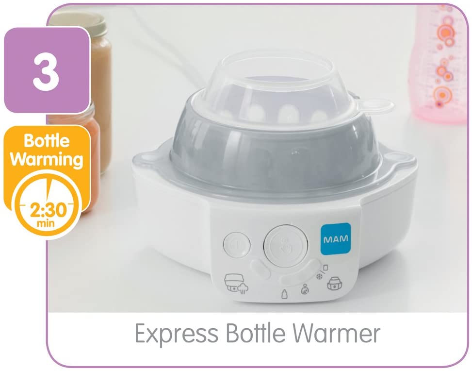 MAM Esterilizador Elétrico e Aquecedor Expresso de Mamadeiras 220V