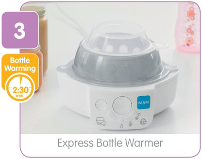 MAM Esterilizador Elétrico e Aquecedor Expresso de Mamadeiras 220V