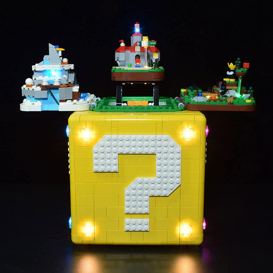LEGO Kit de iluminação LED para Lego 71395 Super Mário 64 Bloco de Pontos de Interrogação (Não inclui o brinquedo)
