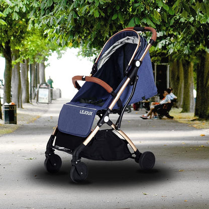 Lejoux™ Carrinho de Bebê Carrinho de Viagem Dobrável Leve
