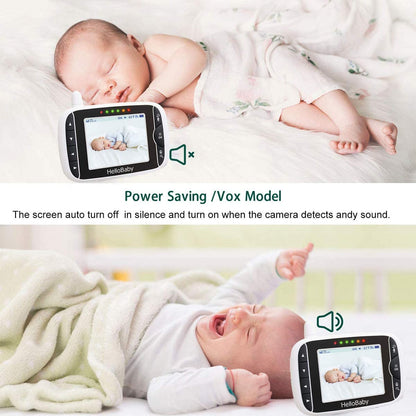 Hello Baby - Babá Eletrônica e áudio, LCD de 3,2 ''