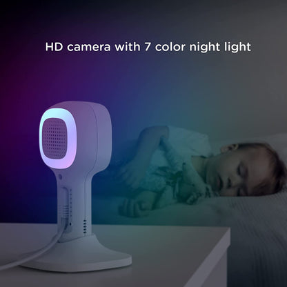 Hubble Connected Babá Eletrônica Vídeo com tela de 5" polegadas