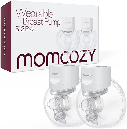Momcozy S12 Pro Hands Free Breast Pump Wearable, Double Portable Breast  Pump Ele