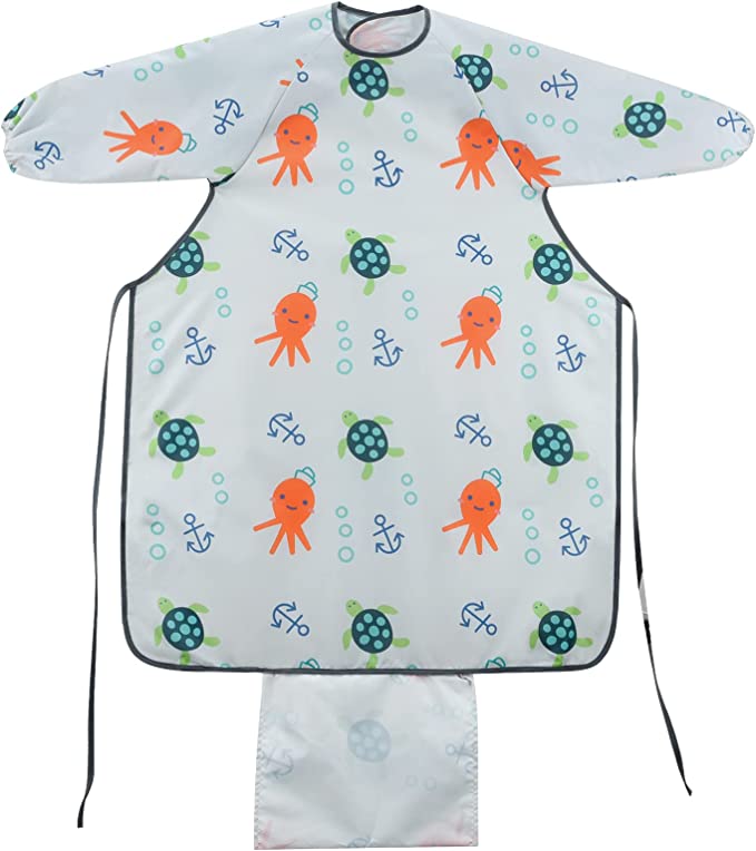 Bebamour - Macacão de Alimentação com Mangas 6+ - Polvo