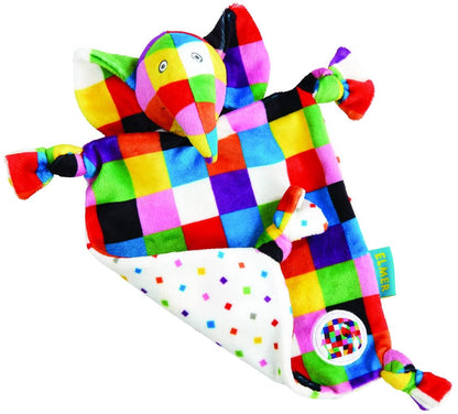 Rainbow Designs Elmer - Manta de conforto elefante