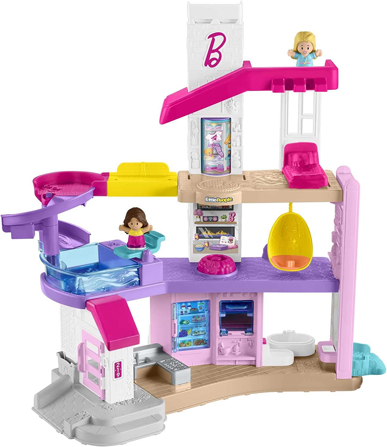 Fisher-Price - Barbie Little DreamHouse - Multilíngue com Luzes e Música