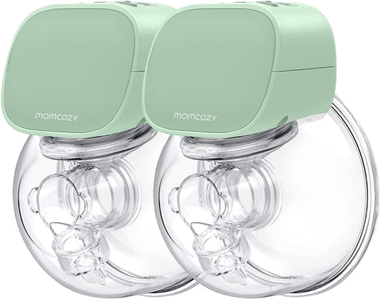 Momcozy S9 DUPLA Bomba Extratora de Leite Elétrica e Portátil Verde