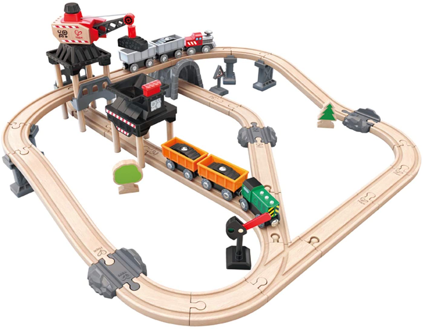 10pcs de madeira trem conjunto magnético trem brinquedo para