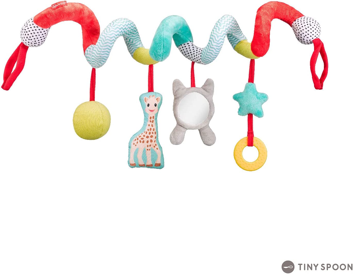 Girafa Sophie Brinquedo Espiral para Carrinho ou Berço